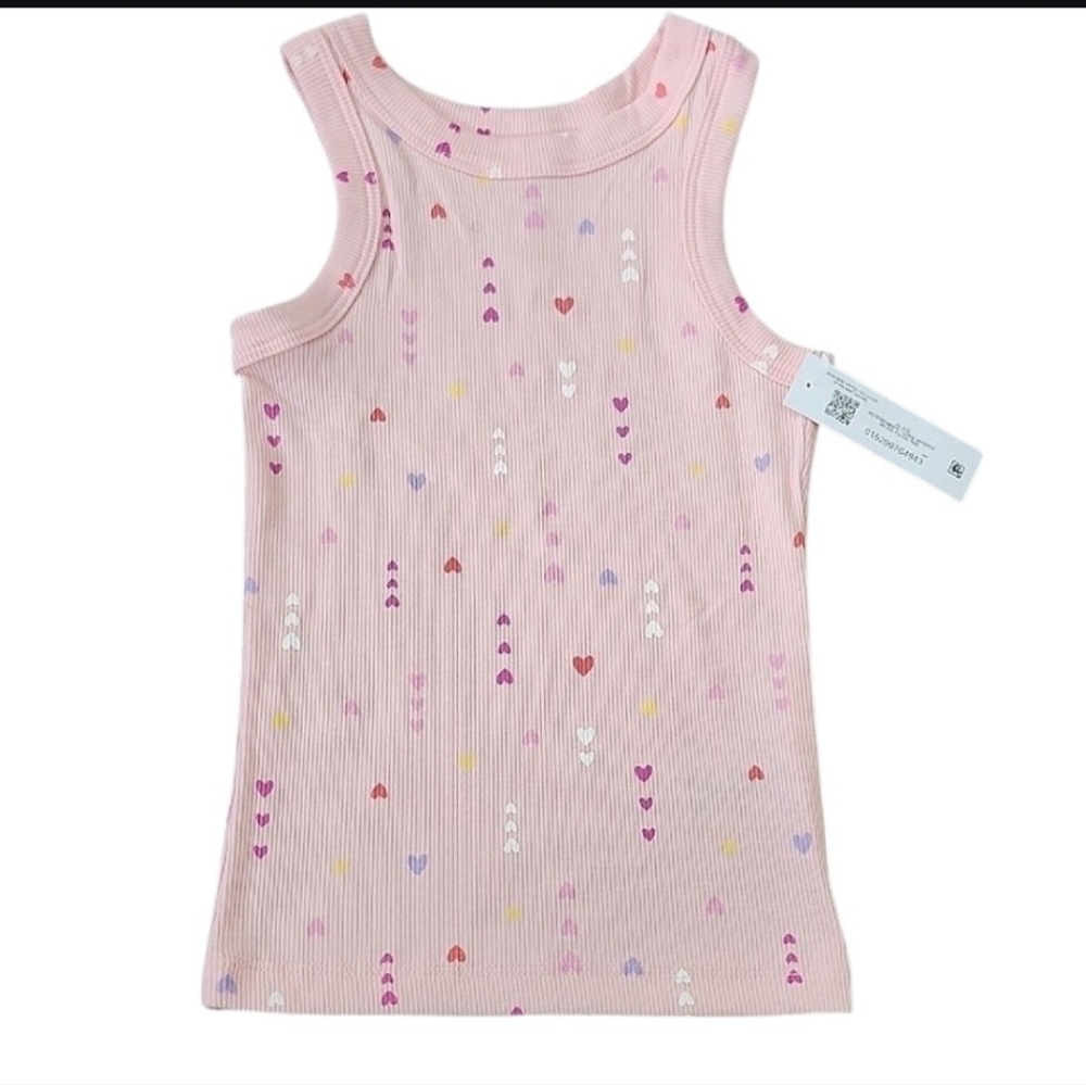 🔴Wander Nation Pink With Hearts Tank Top